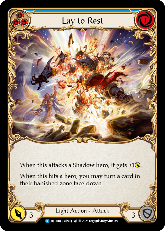 Lay to Rest (Blue) | Rare [Rainbow Foil]