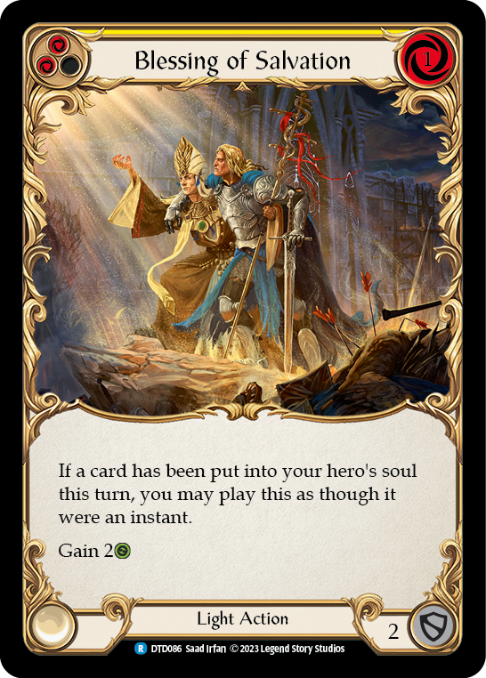 Blessing of Salvation (Yellow) | Rare [Rainbow Foil]