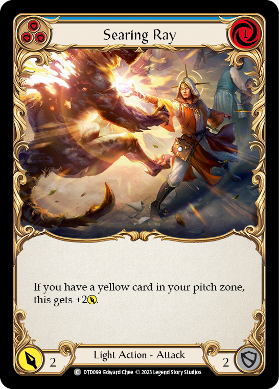 Searing Ray (Blue) | Common [Rainbow Foil]