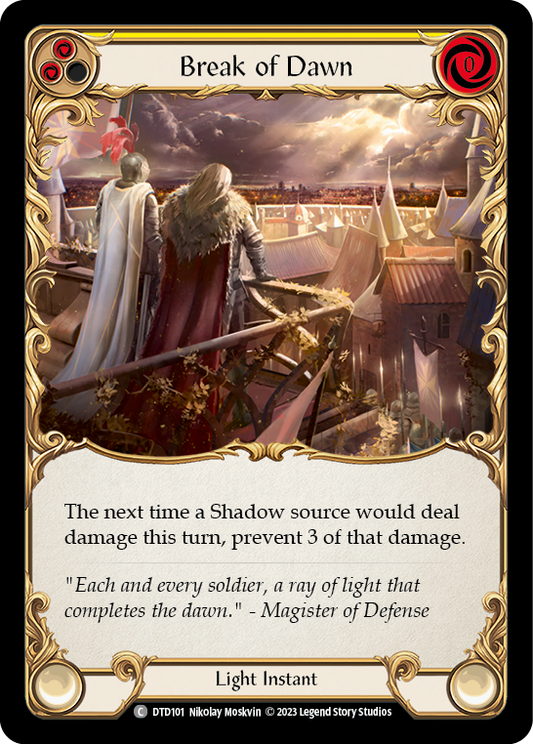 Break of Dawn (Yellow) | Common [Rainbow Foil]