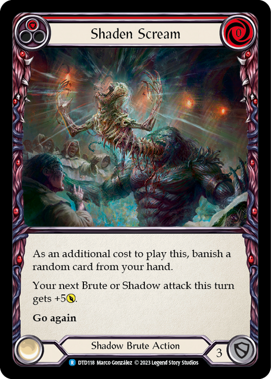 Shaden Scream (Red) | Rare [Rainbow Foil]
