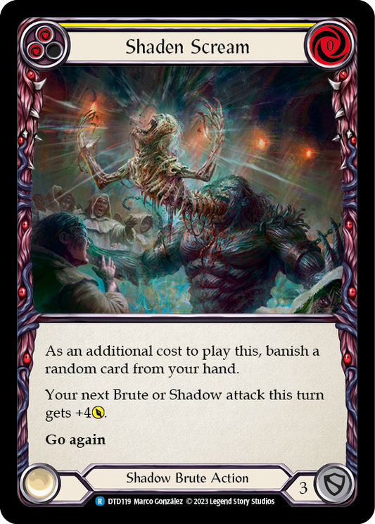Shaden Scream (Yellow) | Rare [Rainbow Foil]
