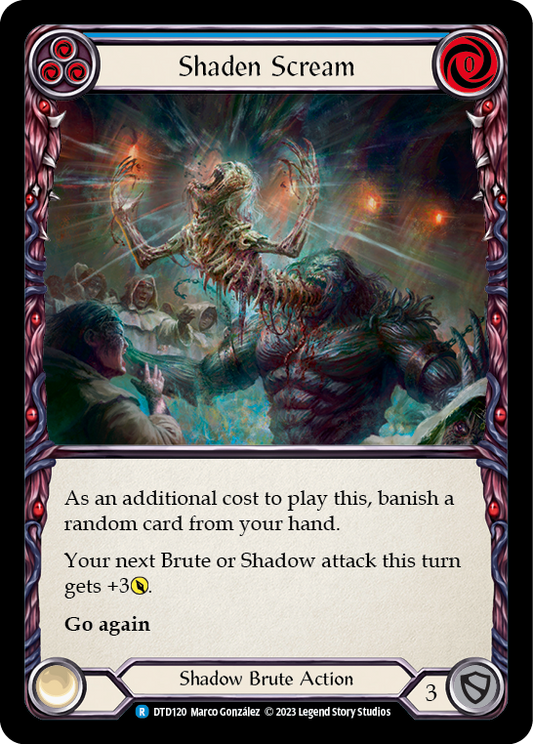Shaden Scream (Blue) | Rare [Rainbow Foil]