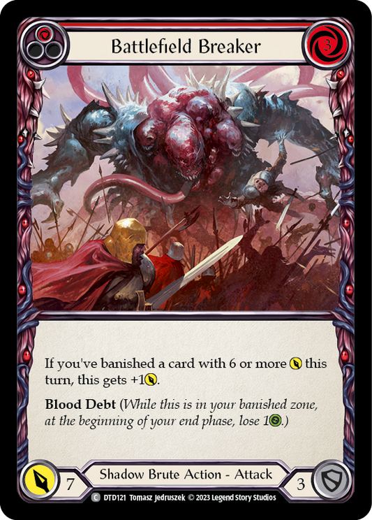 Battlefield Breaker (Red) | Common - Playset (3 pcs)