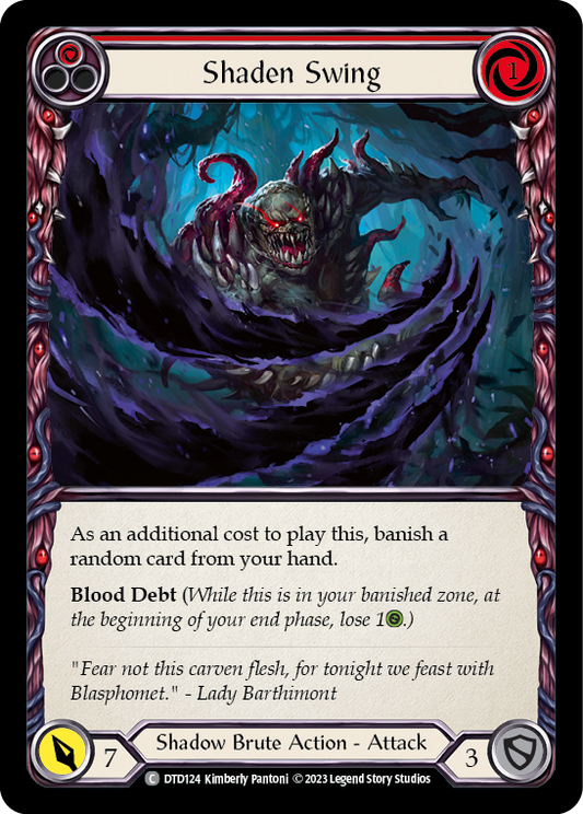 Shaden Swing (Red) | Common - Playset (3 pcs)