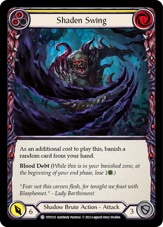 Shaden Swing (Yellow) | Common - Playset (3 pcs)