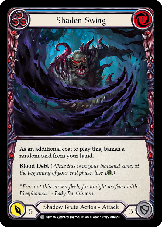 Shaden Swing (Blue) | Common - Playset (3 pcs)