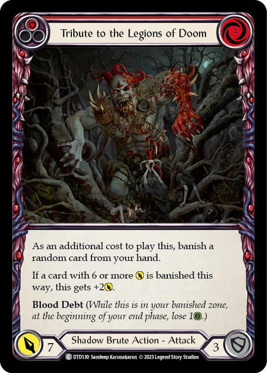 Tribute to the Legions of Doom (Red) | Common [Rainbow Foil]