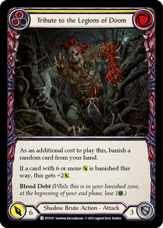 Tribute to the Legions of Doom (Yellow) | Common - Playset (3 pcs)