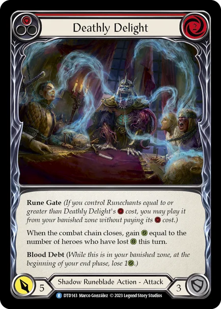 Deathly Delight (Red) | Rare [Rainbow Foil]