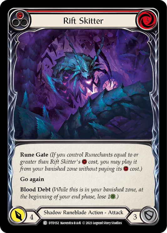 Rift Skitter (Red) | Common [Rainbow Foil]