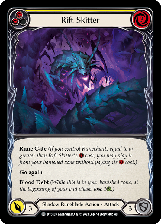 Rift Skitter (Yellow) | Common [Rainbow Foil]