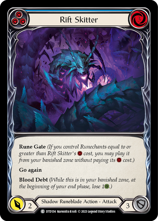 Rift Skitter (Blue) | Common [Rainbow Foil]