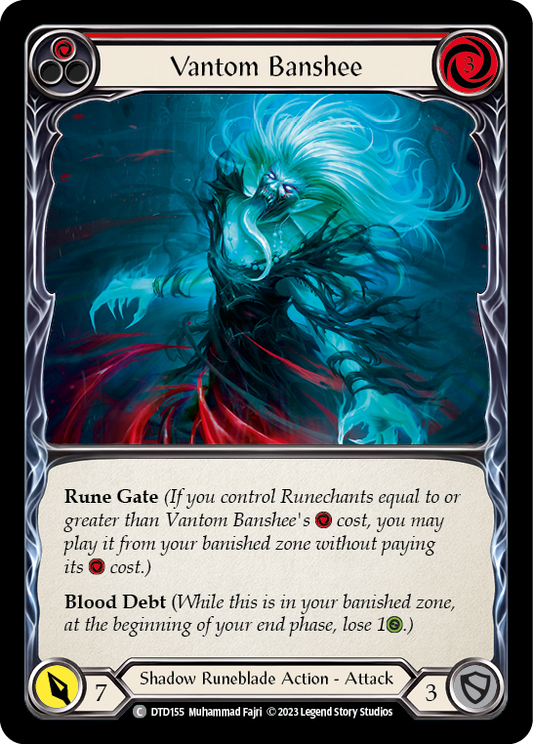 Vantom Banshee (Red) | Common [Rainbow Foil]