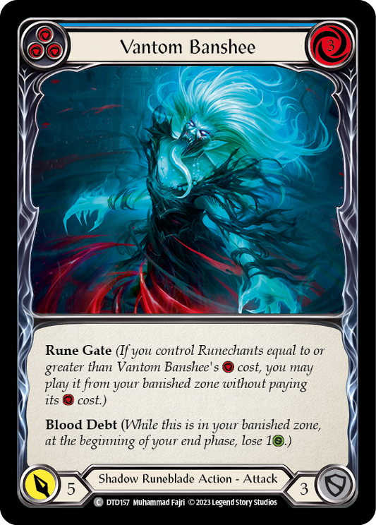 Vantom Banshee (Blue) | Common [Rainbow Foil]