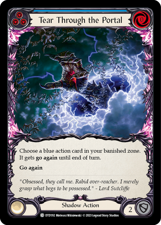 Tear Through the Portal (Blue) | Common - Playset (3 pcs)