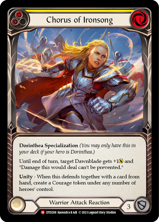 Chorus of Ironsong | Majestic [Rainbow Foil]