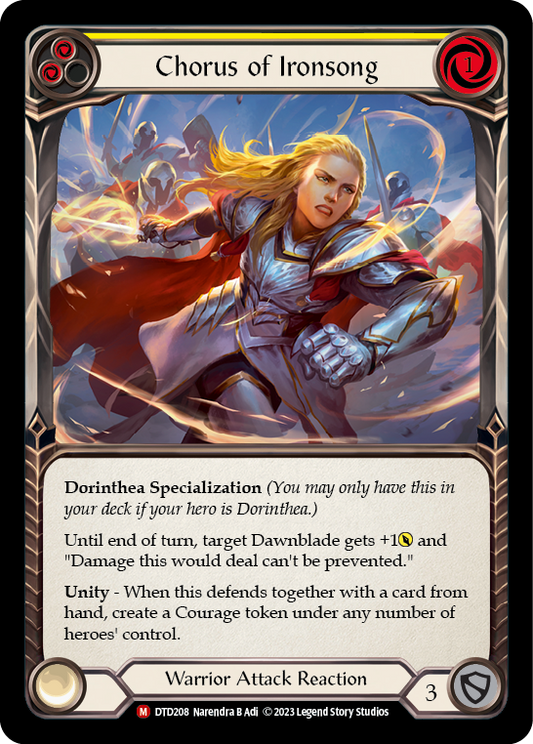 Chorus of Ironsong | Majestic [Rainbow Foil]