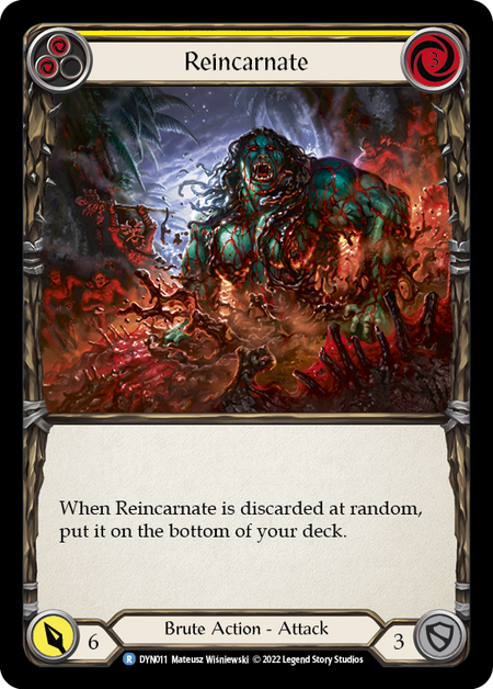 Reincarnate (Yellow) | Rare [Rainbow Foil]