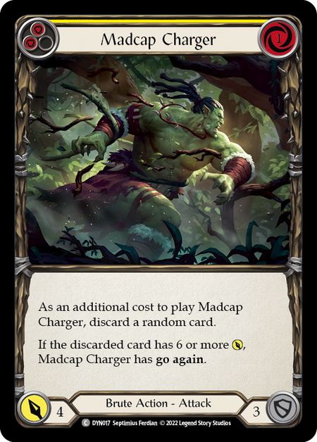 Madcap Charger (Yellow) | Common [Rainbow Foil]