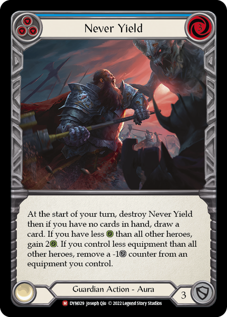 : ' org Images High Quality Grahic Never Yield | Majestic – Storm Gate Games