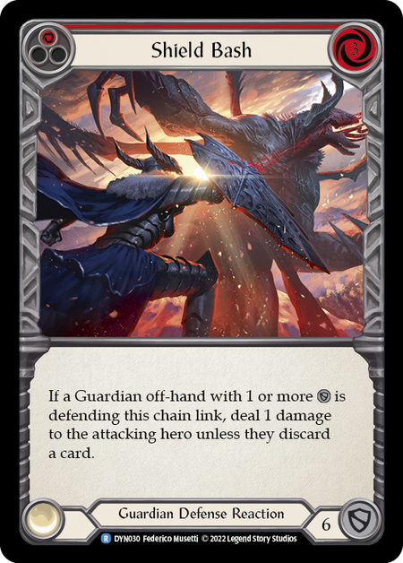 Shield Bash (Red) | Rare [Rainbow Foil]