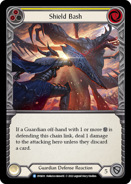 Shield Bash (Yellow) | Rare [Rainbow Foil]