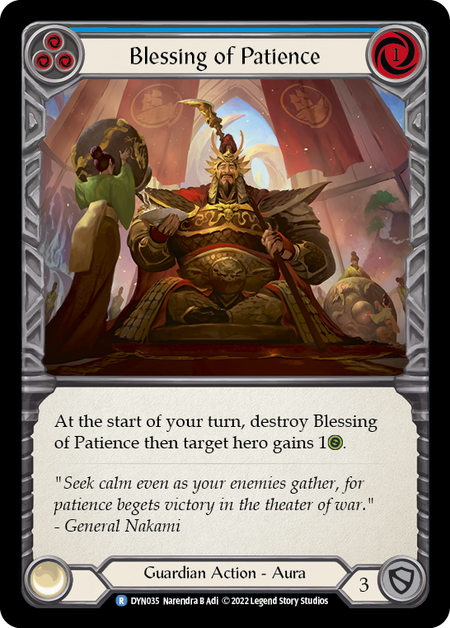 Blessing of Patience (Blue) | Rare