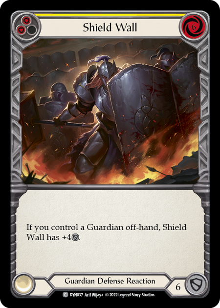 Shield Wall (Yellow) | Common [Rainbow Foil]