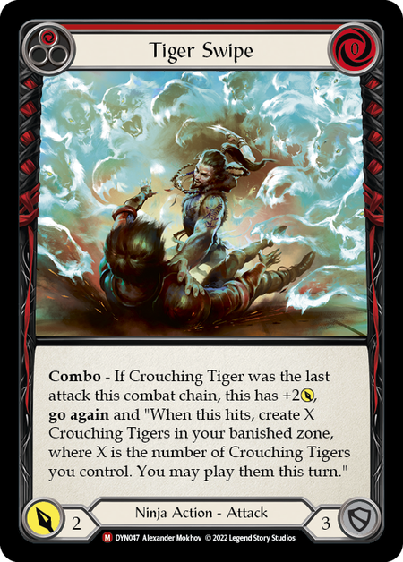 Tiger Swipe | Majestic [Rainbow Foil]