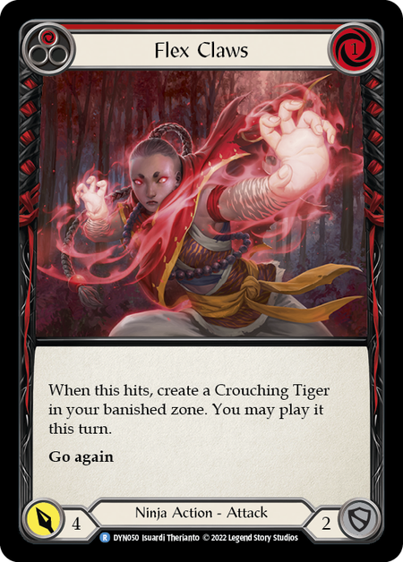 Flex Claws (Red) | Rare [Rainbow Foil]
