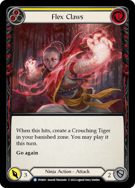 Flex Claws (Yellow) | Rare [Rainbow Foil]