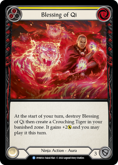 Blessing of Qi (Yellow) DYN+MST | Rare [Rainbow Foil]