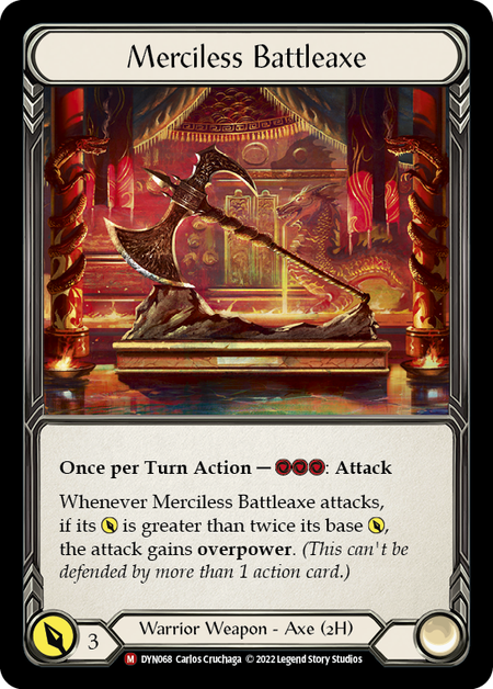 Merciless Battleaxe | Majestic [Rainbow Foil]