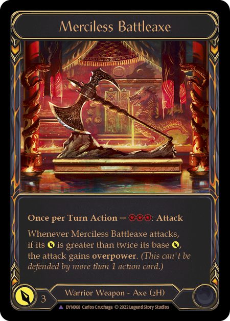 Merciless Battleaxe | Marvel [Cold Foil]