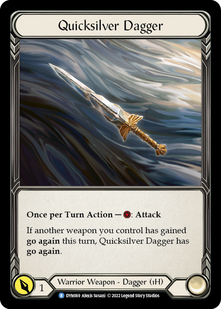 Quicksilver Dagger (Left) | Rare [Rainbow Foil]