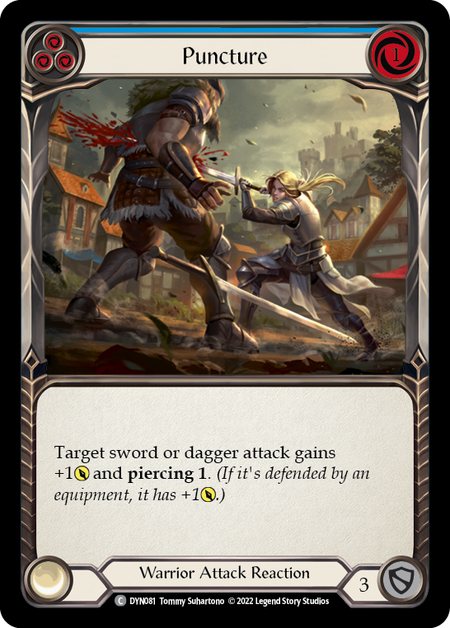 Puncture (Blue) | Common [Rainbow Foil]