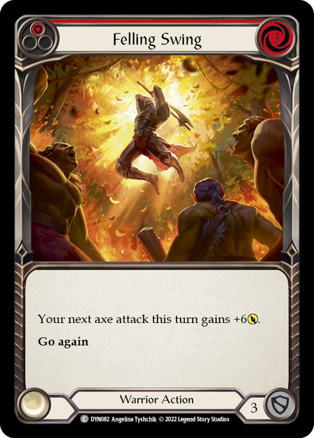 Felling Swing (Red) | Common [Rainbow Foil]