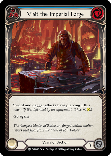 Visit the Imperial Forge (Blue) | Common [Rainbow Foil]