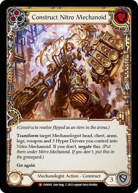 Construct Nitro Mechanoid / Nitro Mechanoid | Majestic [Rainbow Foil]