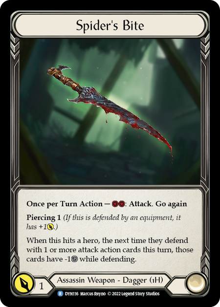 Spider's Bite (Right) | Rare [Rainbow Foil]