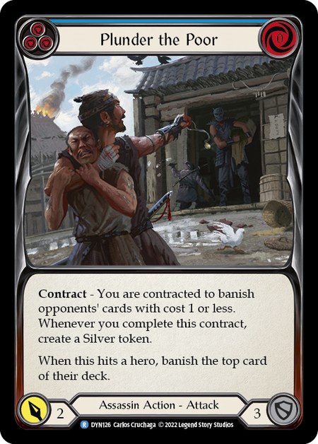 Plunder the Poor (Blue) | Rare