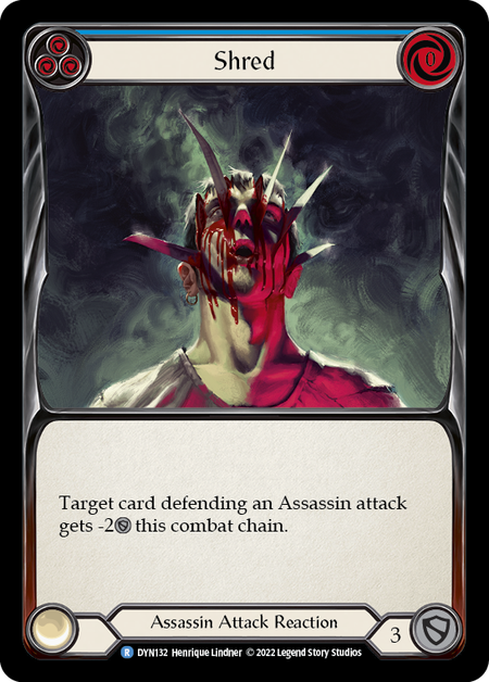 Shred (Blue) | Rare [Rainbow Foil]