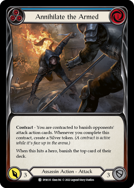 Annihilate the Armed (Blue) | Common [Rainbow Foil]