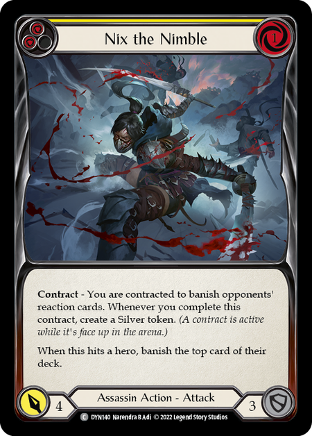 Nix the Nimble (Yellow) | Common [Rainbow Foil]