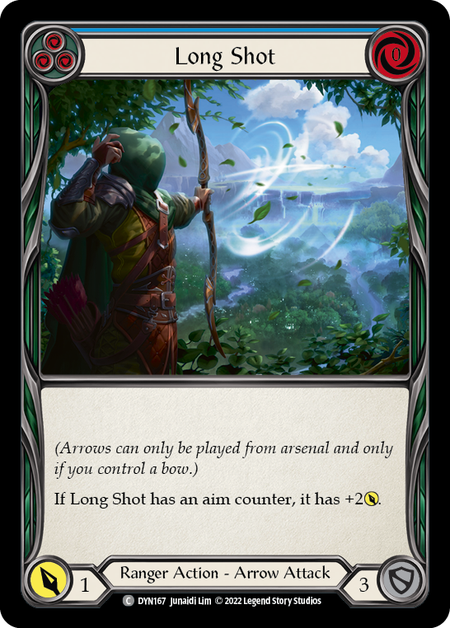 Long Shot (Blue) | Common [Rainbow Foil]