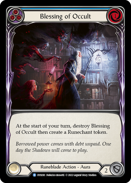 Blessing of Occult (Blue) | Rare