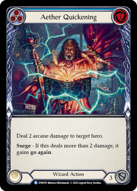 Aether Quickening (Blue) | Rare