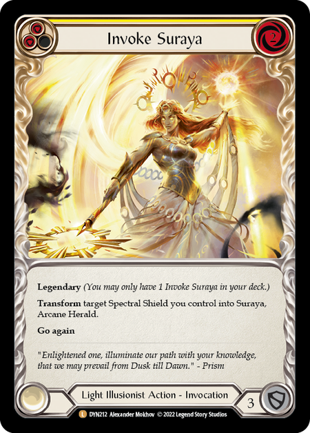 Invoke Suraya / Suraya, Archangel of Knowledge | Legendary [Rainbow Foil]