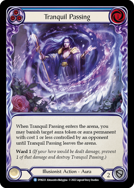 Tranquil Passing (Blue) | Rare [Rainbow Foil]